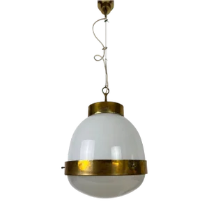 Large Delta Ceiling Lamp by Sergio Mazza for Artemide, 1960s