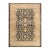 Shabby Chic Charcoal/Tan Wool Rug - 3'2'' X 4'11'' For Sale