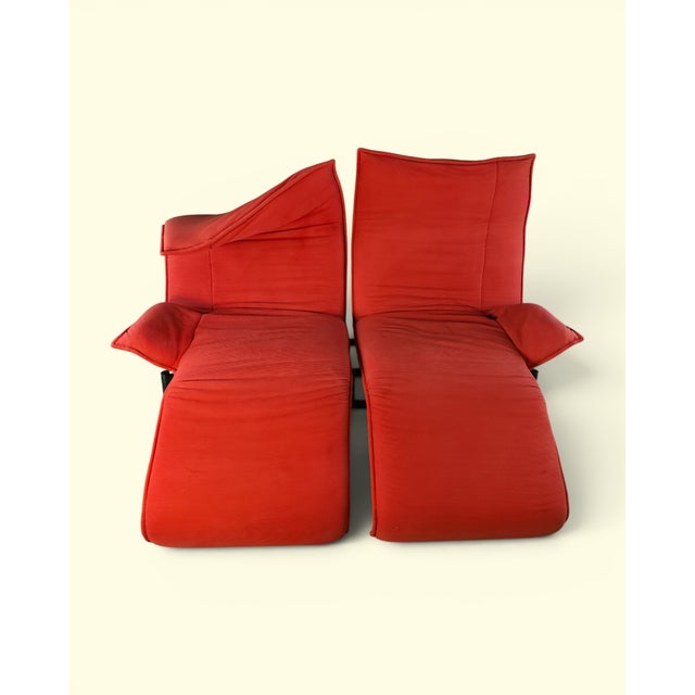 Metal Mid-Century Modern Veranda 2-Seater Sofa by Vico Magistretti for Cassina, Italy, 1983 For Sale - Image 7 of 12