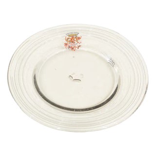 Craft Blown Glass Dish, Spain For Sale