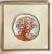 Pair of Framed Antique Kutani Japanese Peacock Plates For Sale - Image 11 of 13