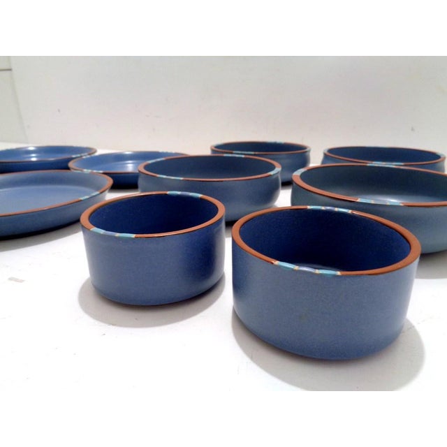 Dansk Mesa Sky Blue Bowl Plates Ramekins Dinnerware Set Chairish