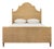 Matthew Izzo Home Chamberlain Queen Rattan Bed Frame With Arched Headboard, Side Rails, and Footboard in Rattan With Wood Feet For Sale