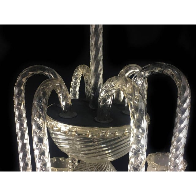 Vintage Chandelier in Murano, 1940s For Sale - Image 16 of 18