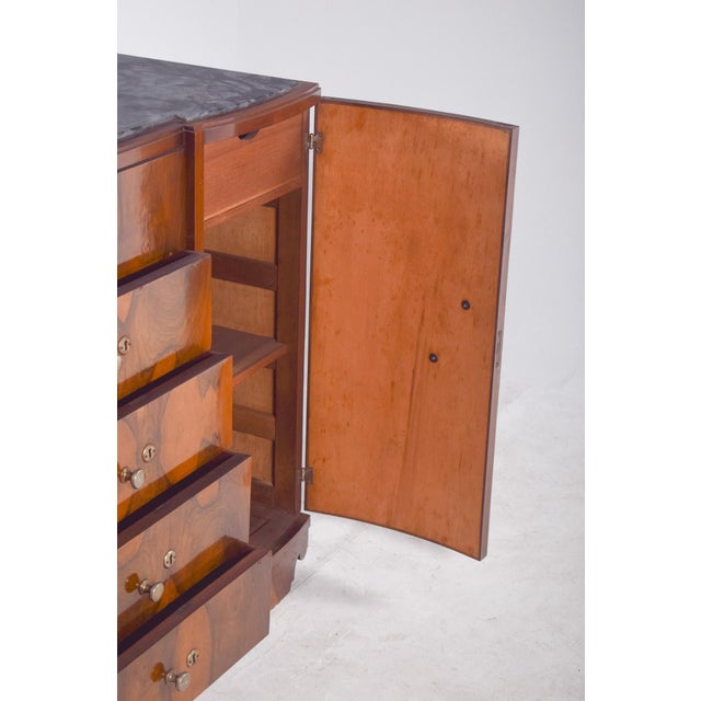 Vintage Portuguese Art Deco Mirror Sideboard, 1920 For Sale - Image 10 of 18