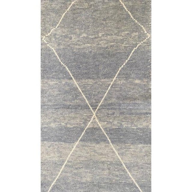 Handwoven Moroccan Style Runner Rug 3x14 For Sale - Image 11 of 12