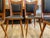 Italian Wooden Chairs in Leather and Brass, 1950s, Set of 6 For Sale - Image 10 of 18