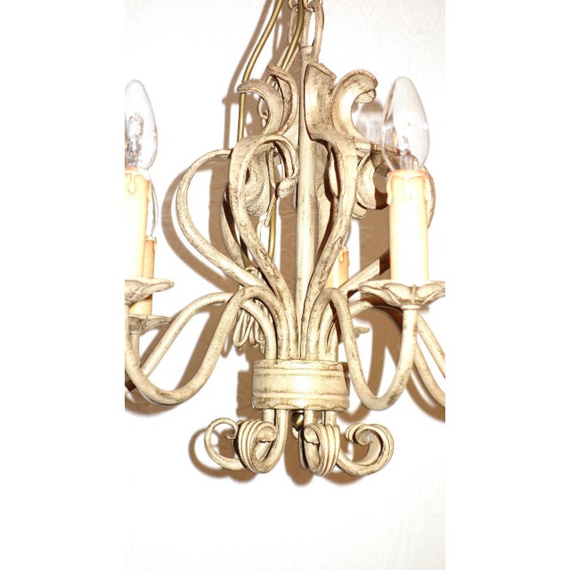 Mid-Century Modern Wrought Iron Ceiling Lamp from Koch & Sons, 1960s For Sale - Image 3 of 10
