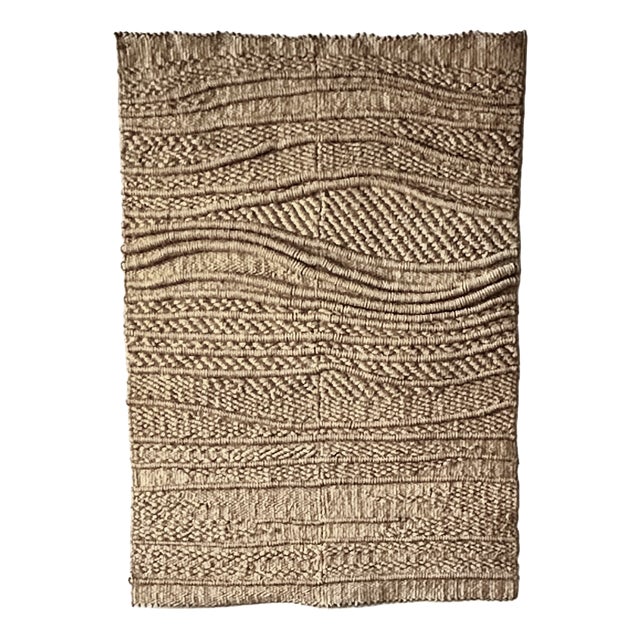 Vintage Art and Craft Sizal Tapestry, 1980s For Sale