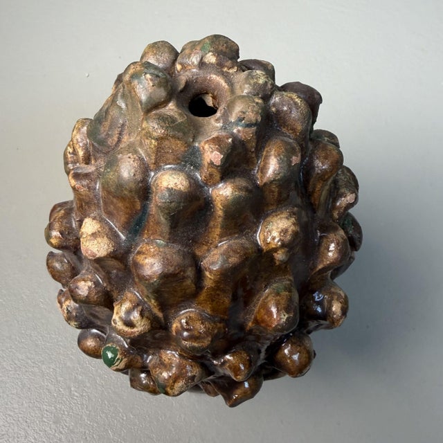 Mid-Century Modern Ceramic Pine Cone by Rocco Condurso, Seminara, Italy, 1970s For Sale - Image 3 of 8