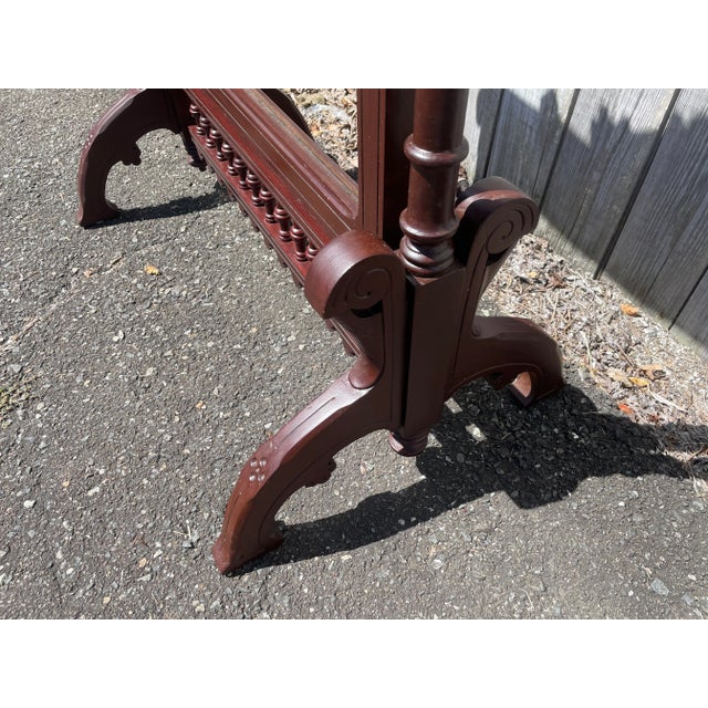 Antique Victorian 1800s Fireplace Screen Frame For Sale In New York - Image 6 of 8