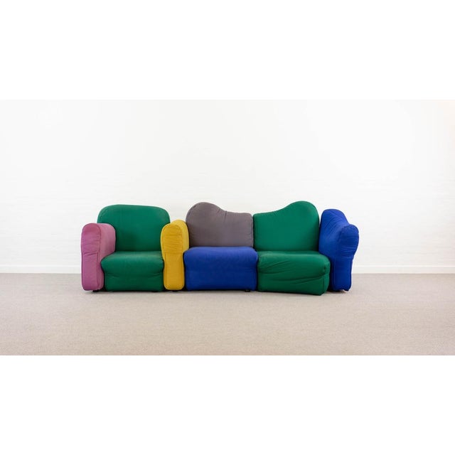 Modulars Cannaregio Sofa by Gaetano Pesce for Cassina, 1986, Set of 4 For Sale - Image 5 of 18