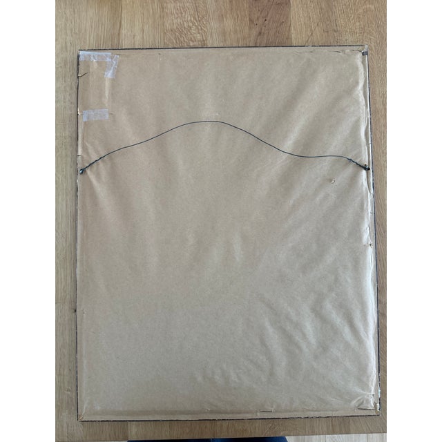 1970s Original Pastel Portrait by Barnaby Fitzgerald Framed Drawing For Sale - Image 12 of 12