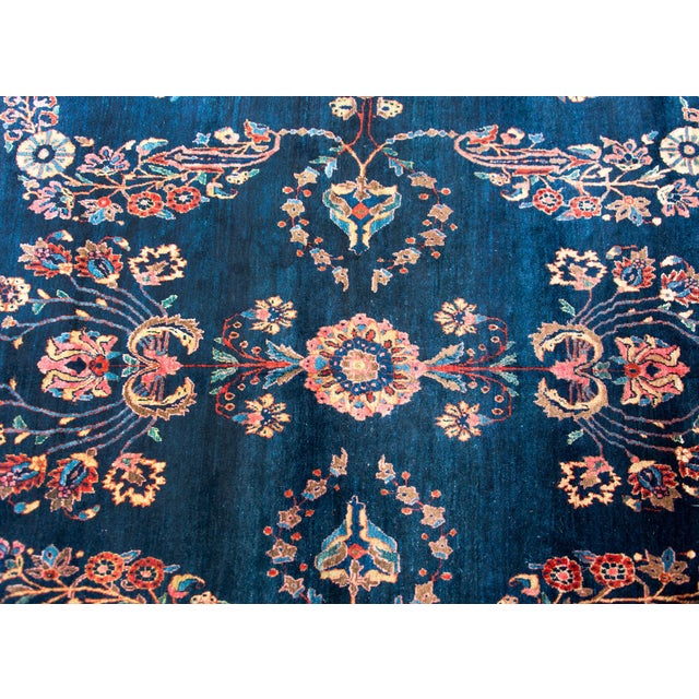 Early 20th Century Persian Sarouk Mohajeran Rug For Sale - Image 13 of 15