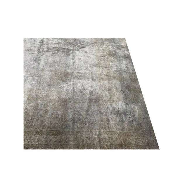 1960s 1960s Old Persian Tabriz Area Rug 10 X 13 For Sale - Image 5 of 7