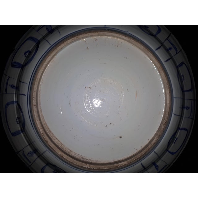 Chinese Blue and White Dish For Sale - Image 6 of 9