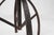 Industrial Black Metal Stool with Frame, France, 1920s For Sale - Image 6 of 15