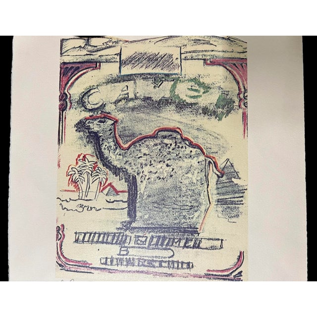 1980s Larry Rivers 1980 Signed Artist Proof Camel Cig Pop Art Lithograph Print For Sale - Image 5 of 5