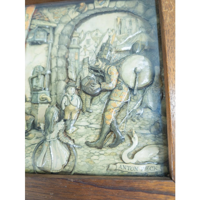Paper Mid-Century 3d Cut Paper Diorama Shadowbox Print After Anton Pieck For Sale - Image 7 of 10