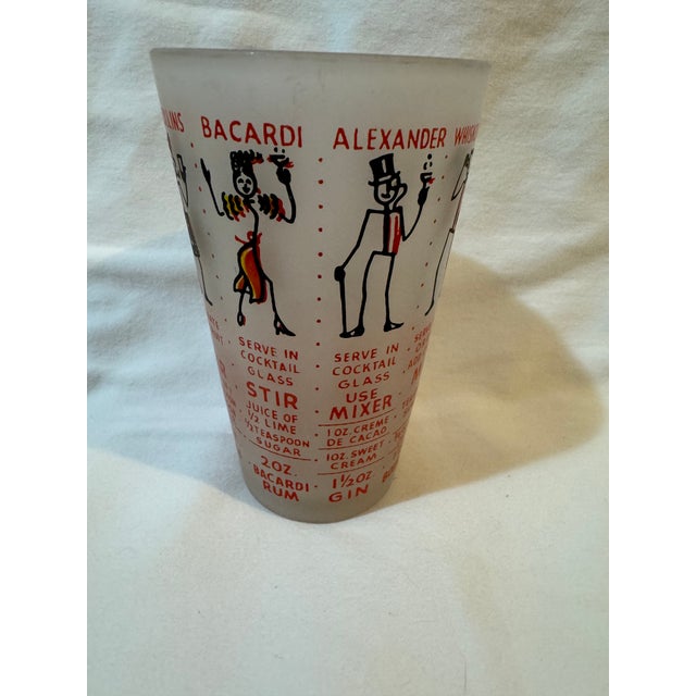 Vintage Art Deco Glass Cocktail Shaker – 5.75" Elevate your barware with this elegant vintage glass cocktail shaker,...