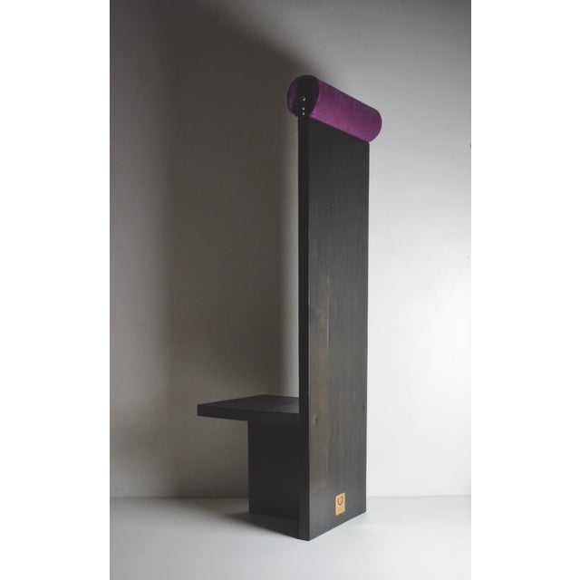 Black Ettore Passage Armchair from Studio Greca For Sale - Image 8 of 12