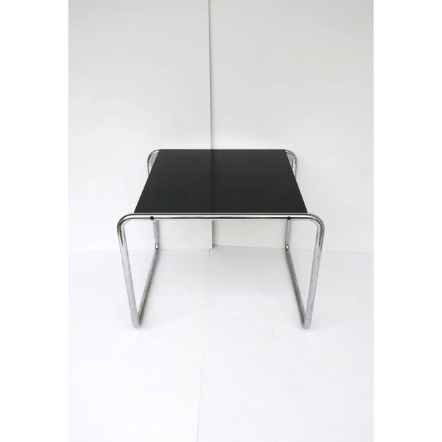 ★Marcel Breuer リプロダクト サイドテーブル Laccio 黒 Marcel Breuer Black Laccio Side End Table Knoll Studio