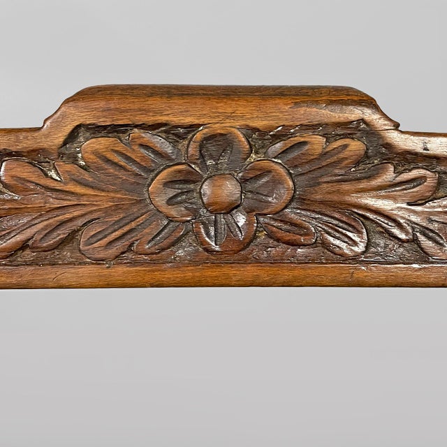 Wood Italian 19th Century Style Chair in Wood, 1930s For Sale - Image 7 of 16