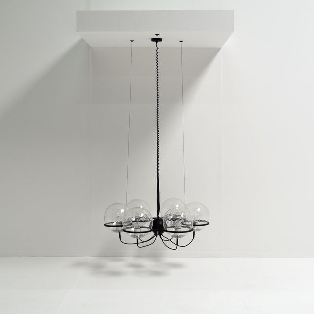 Mid-Century Modern Dutch Saturnus Chandelier from Raak Amsterdam, 1960s For Sale - Image 3 of 11
