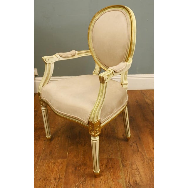 Louis XVI French Dining Chairs, Set of 14 For Sale - Image 4 of 9