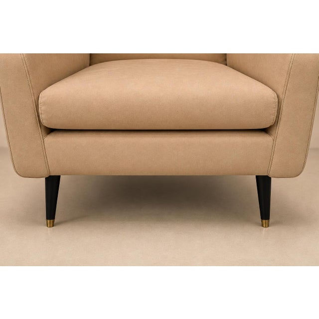 Giuseppe Scapinelli Armchairs in Hardwood & Suede, Brazil, 1950s For Sale - Image 11 of 18