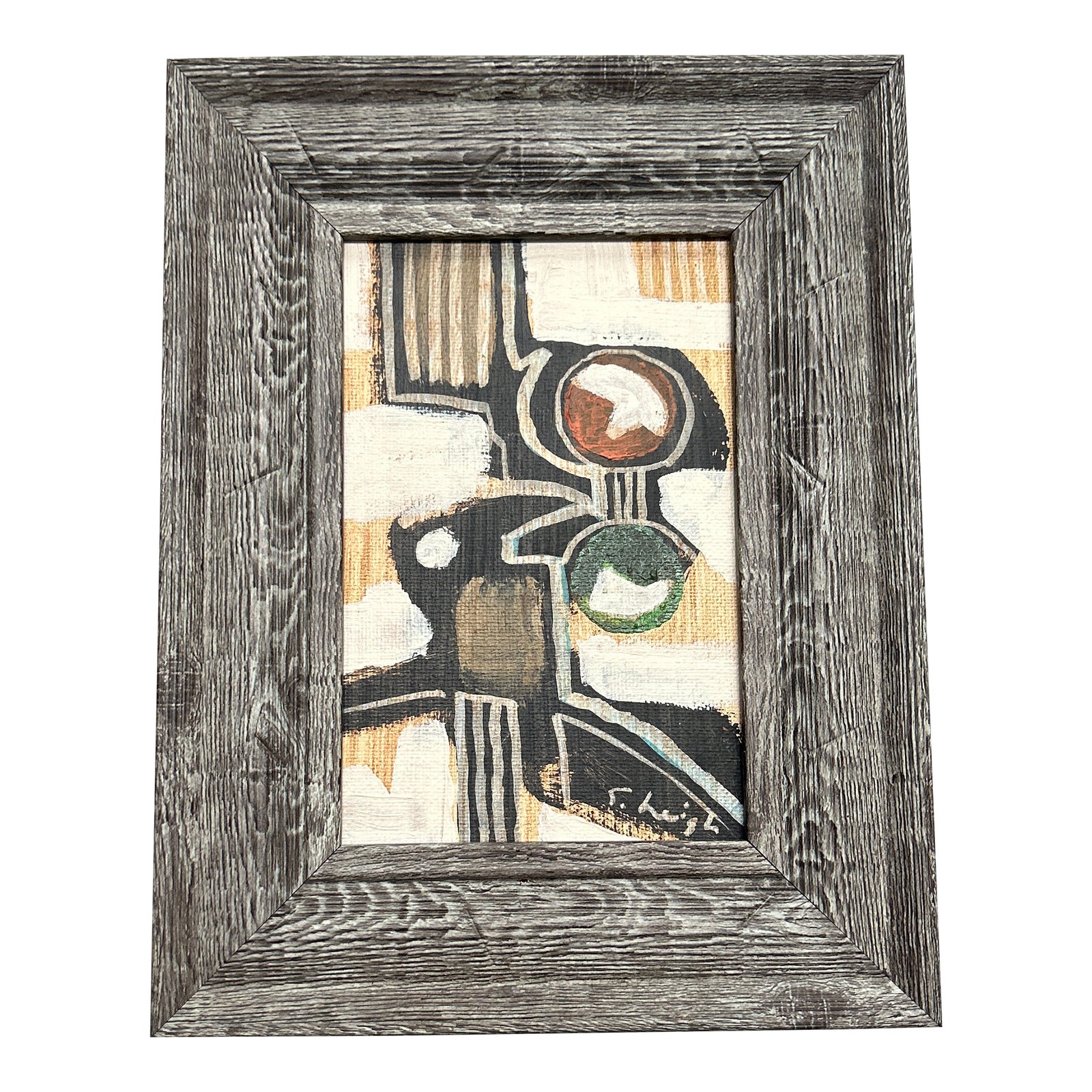 Contemporary Original Stephen Heigh Abstract Small Painting “Nature ...