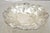 Vintage English Victorian Flower Rose Repousse Silver Plated Footed Oval Dish. Circa Mid 20th Century. Measurements: 4" H...
