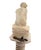 Early 20th Century. Italian Alabaster Female Bather Lamp With Pedestal For Sale - Image 4 of 8