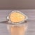 Natural Opal Diamond Ring 6.75 14k W Gold 4 TCW Certified For Sale - Image 4 of 12