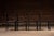 Postmodern Late 20th Century Postmodern Black Leather Dining Chairs — Set of Four For Sale - Image 3 of 7