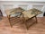 Chinoiserie Vintage Chic Bamboo Folding Tray Tables With Painted Monkey Motif - Pair For Sale - Image 3 of 8