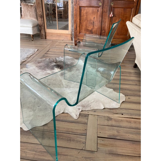 Modern Lucite Lounge Chairs -Pair For Sale - Image 6 of 13