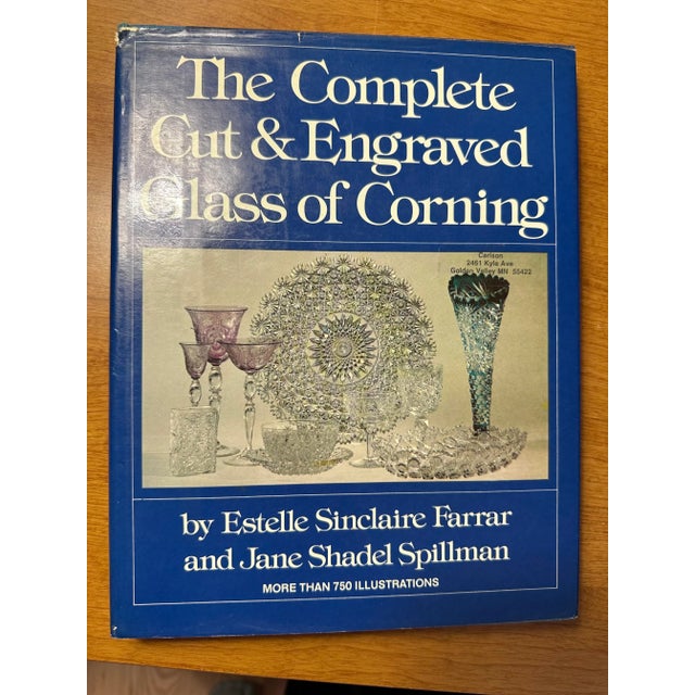 1970s 1979 The Complete Cut & Engraved Glass of Corning Hardcover Book American Brilliant Period Cut Glass For Sale - Image 5 of 6