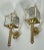 Maison Jansen 1940 Neoclassical Style Brass Wall Lanterns by Maison Jansen - A Pair For Sale - Image 4 of 12