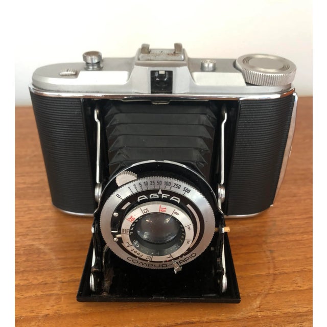 Mid-Century Modern Vintage Camera Agfa Compur-Rapid Shutter For Sale - Image 3 of 9