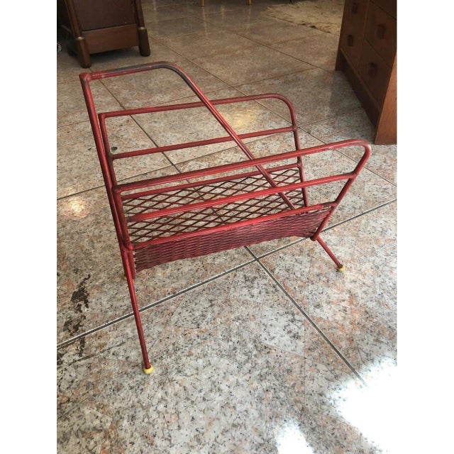 Magazine Rack, 1950s For Sale - Image 4 of 8