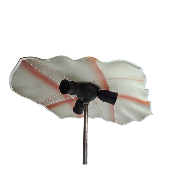 Vintage Pendant Light in Glass, Poland, 1970s For Sale - Image 10 of 11