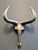 1980s Polished-Aluminum Longhorn Steer Sculptural Wall Art For Sale - Image 4 of 6