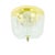 Large Mid-Century Floral Glass & Brass Ceiling Light from Limburg, Germany, 1970s For Sale - Image 13 of 13