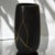 Contemporary Black Face Vase with Kintsugi by Myriam Greff For Sale - Image 3 of 6