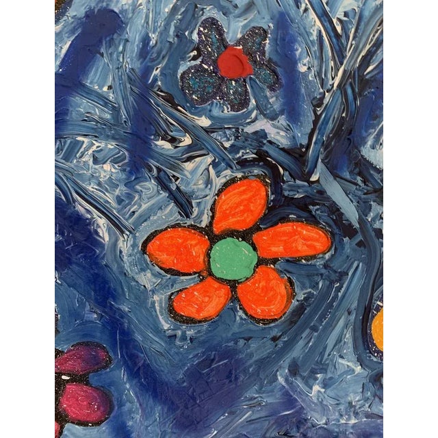 Taraski, Flowers N.48, Acrylic on Canvas, 2001 For Sale - Image 3 of 12
