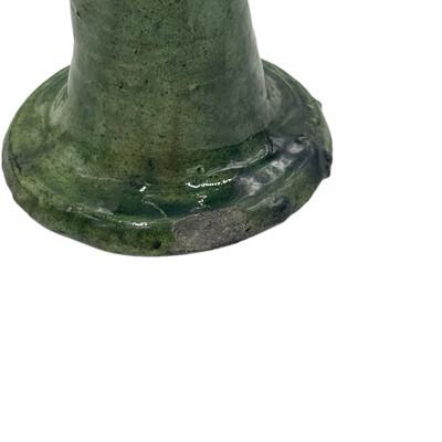 1970s Moroccan Tamegroute Glazed Candlestick Holder For Sale - Image 4 of 6