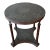 Neoclassical Etched Bronze Round Occasional Table For Sale
