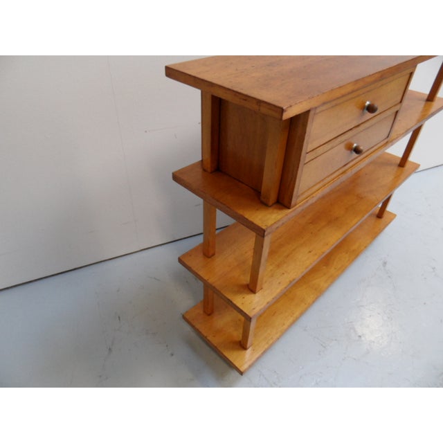 Vintage Open Bookcase in Wood, 1950s For Sale - Image 10 of 16
