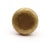 Mid 20th Century Set of 1 In. Plain Round Brass Screw Back Cabinet Drawer Knobs For Sale - Image 4 of 5